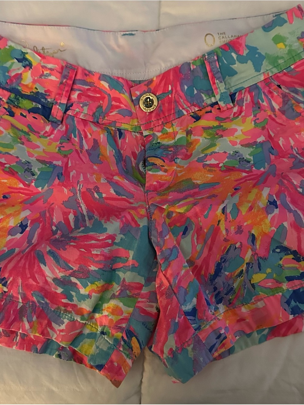 Lilly Pulitzer Multicolor Floral Callahan Bermuda Shorts